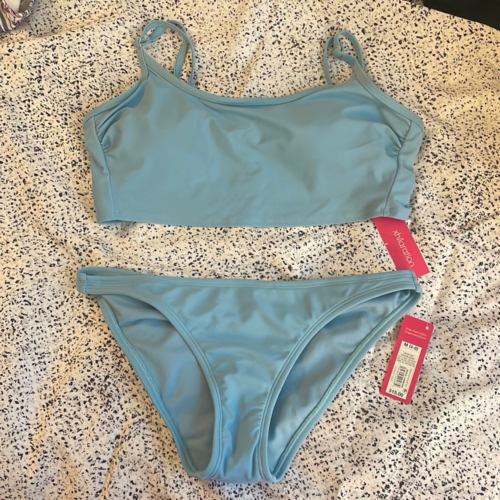 NWT Blue Target Xhilaration Bikini Set